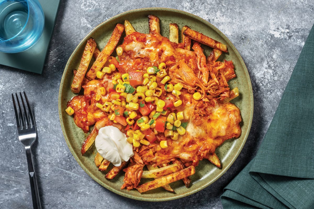 Tex-Mex Pulled Pork Loaded Fries