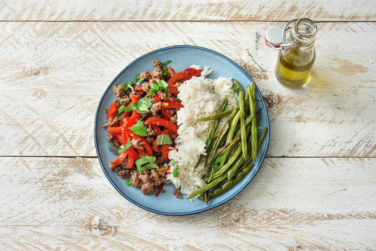 Thai Beef StirFry with Coconut Rice Recipe HelloFresh
