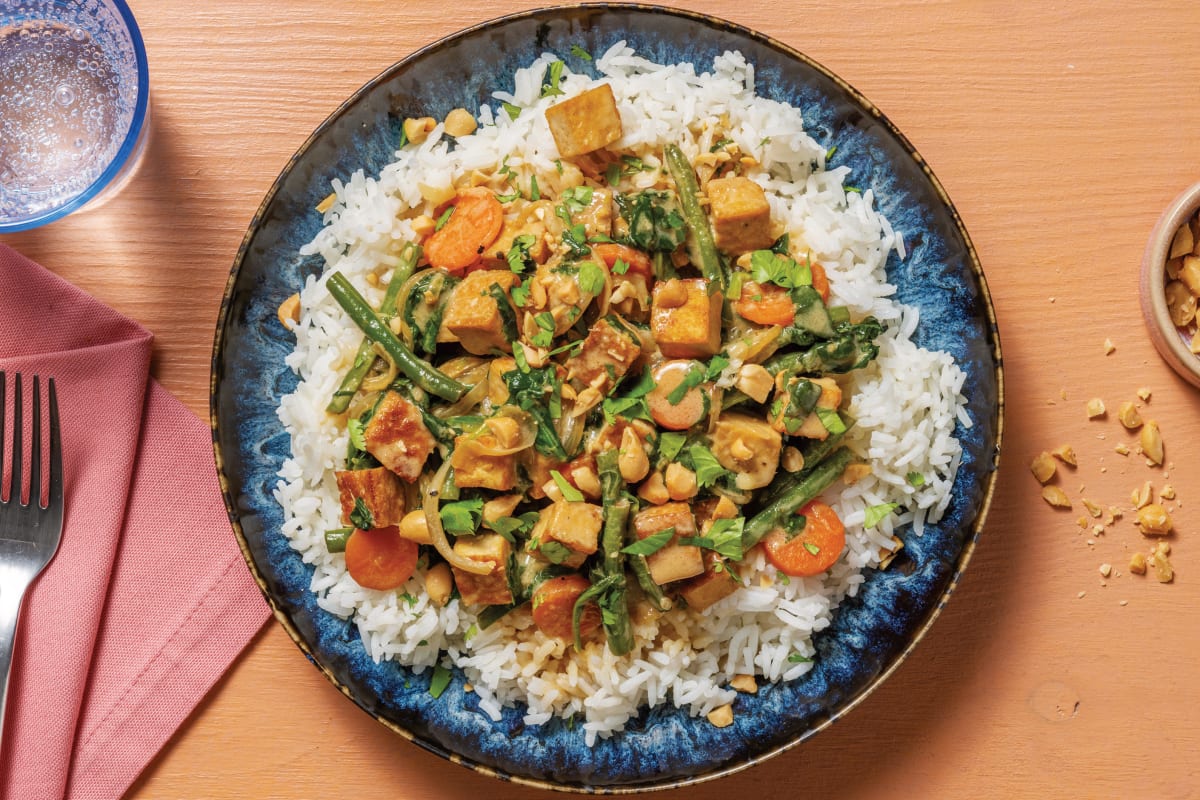 Thai Green Tofu & Veggie Curry