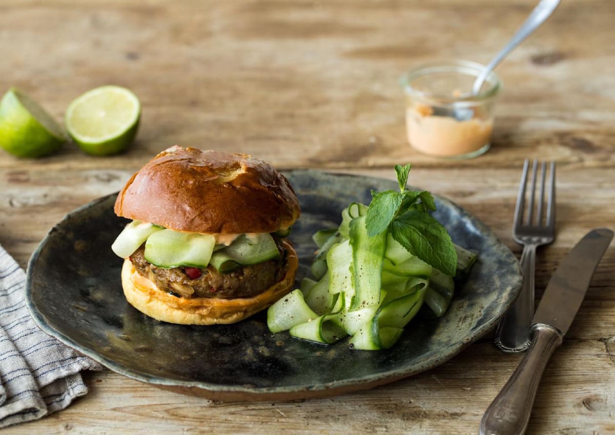 Thai Pork Laarb Burger