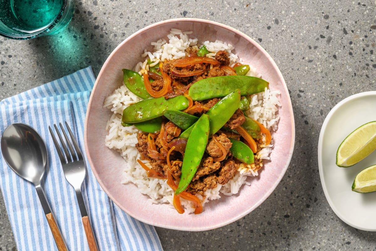 Thai Style Beef Bowl