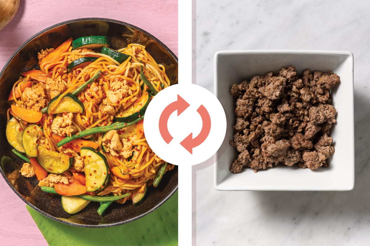 Thai-Style Peanut Beef & Veggie Stir-Fry