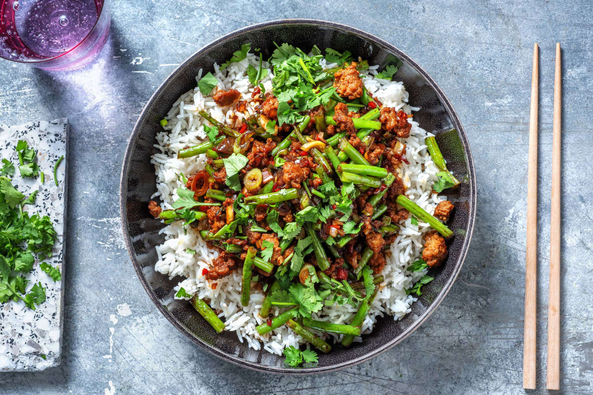 Thai Style Pork Rice Bowl