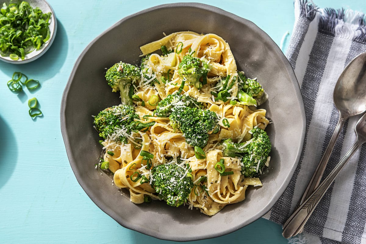 Three-Cheese Tagliatelle Alfredo