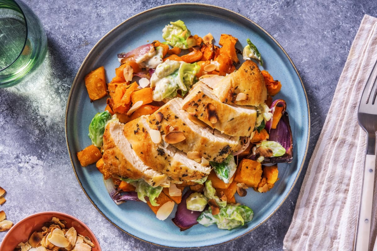Thyme Chicken and Butternut Squash