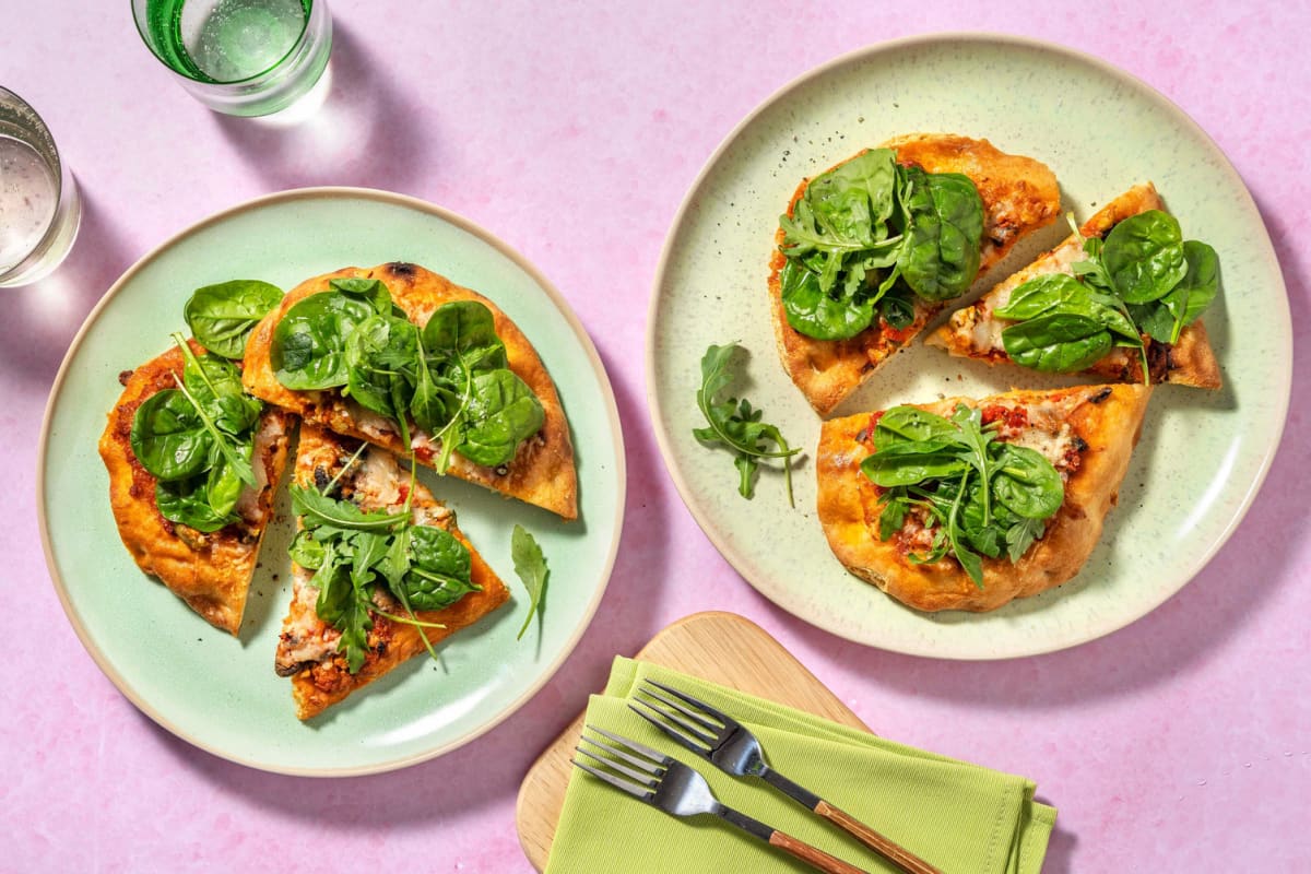 Toasted Veggie Flatbreads