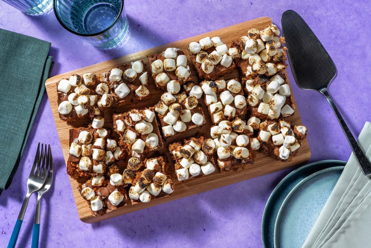 Toasty S'mores Bars