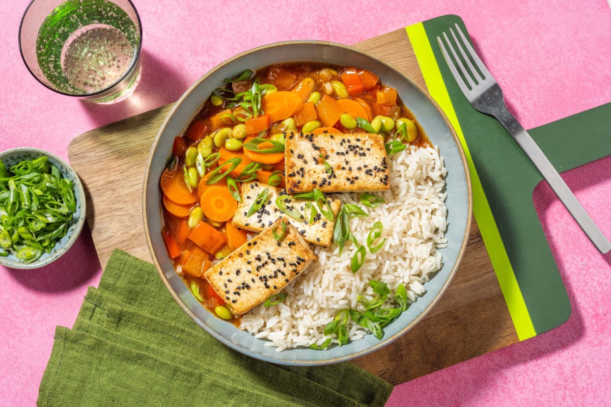 Tofu poêlé doré