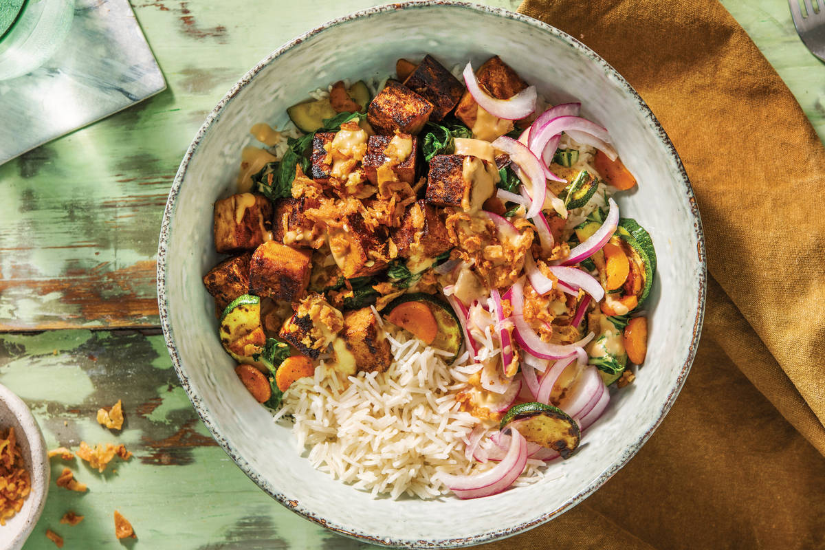 Tofu Poke Bowl with Sesame Dressing Recipe HelloFresh