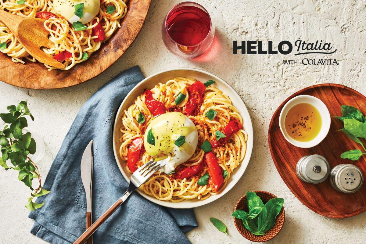 Linguine Pomodoro with Burrata » CafeHailee