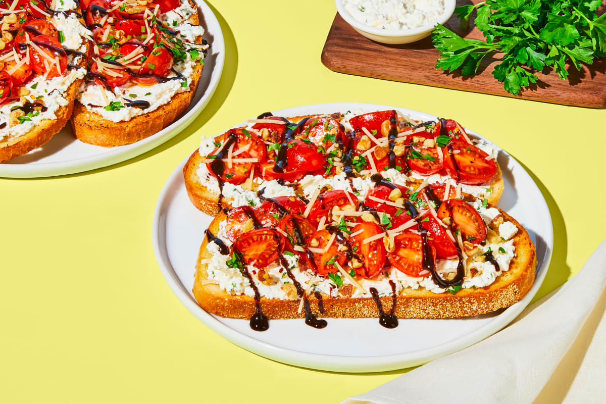 Tomato & Ricotta Toasts