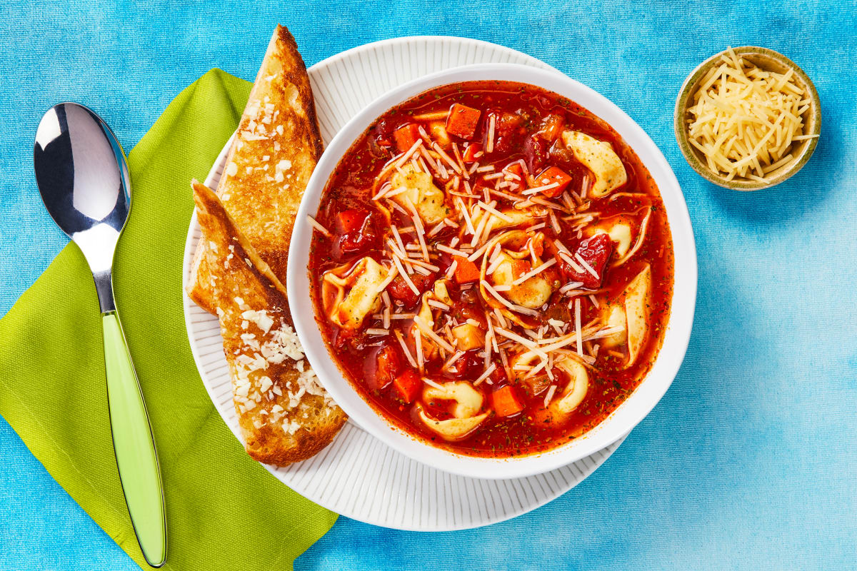 Toscana Tortelloni Vegetable Soup Recipe | HelloFresh