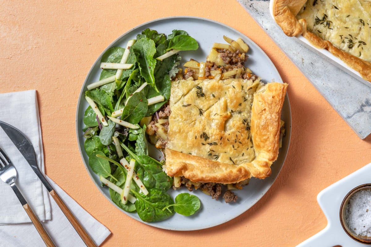 Tourtière traditionnelle au bœuf