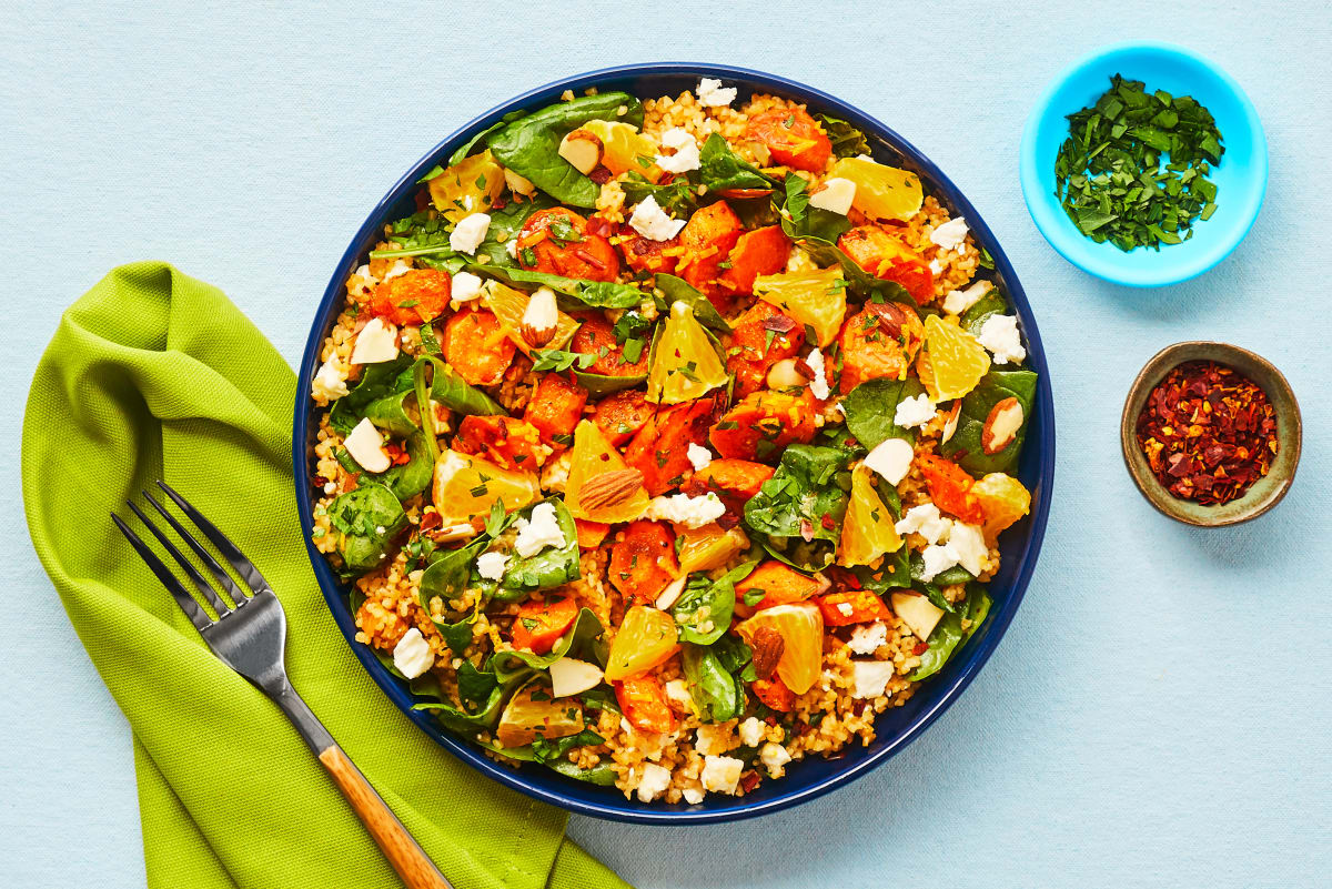 Tunisian Carrot Bulgur Bowls