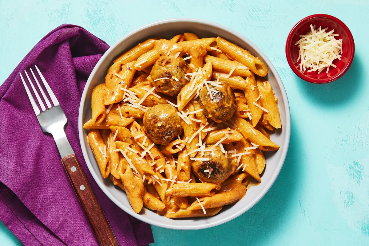 Turkey Meatball Penne