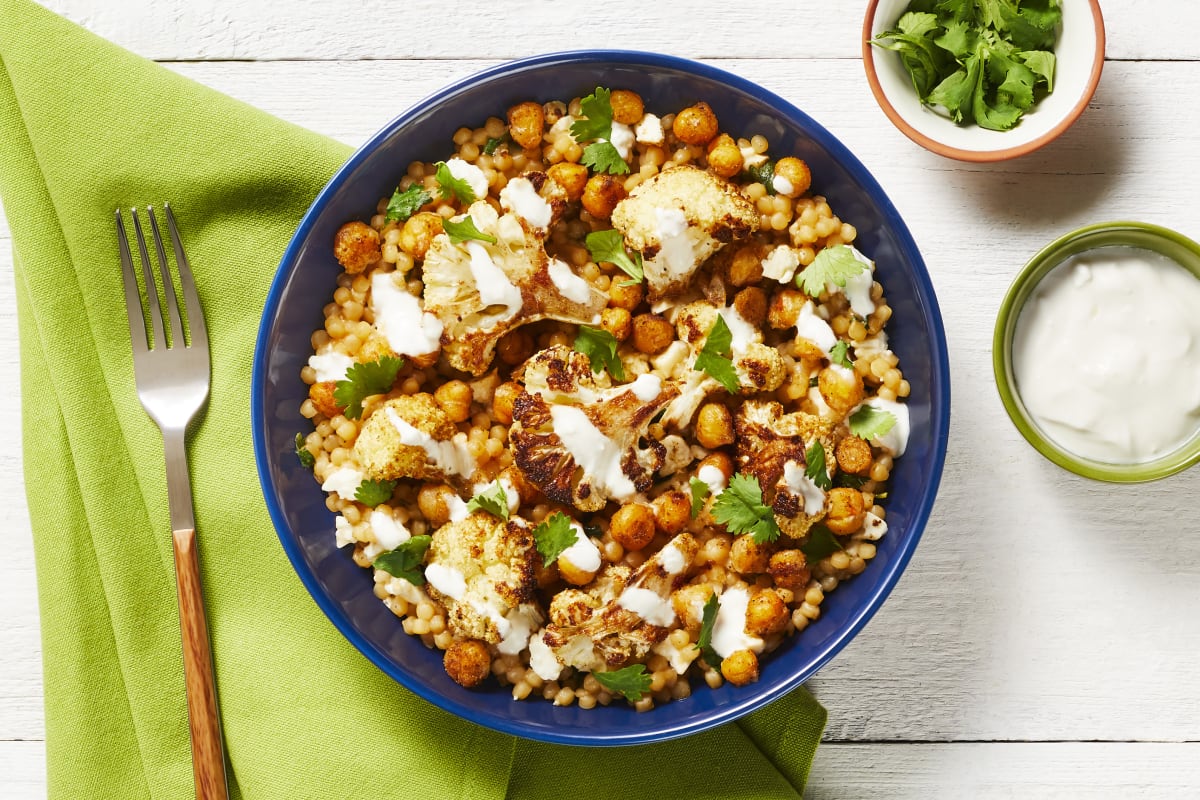 Turkish Chickpea & Cauliflower Bowls