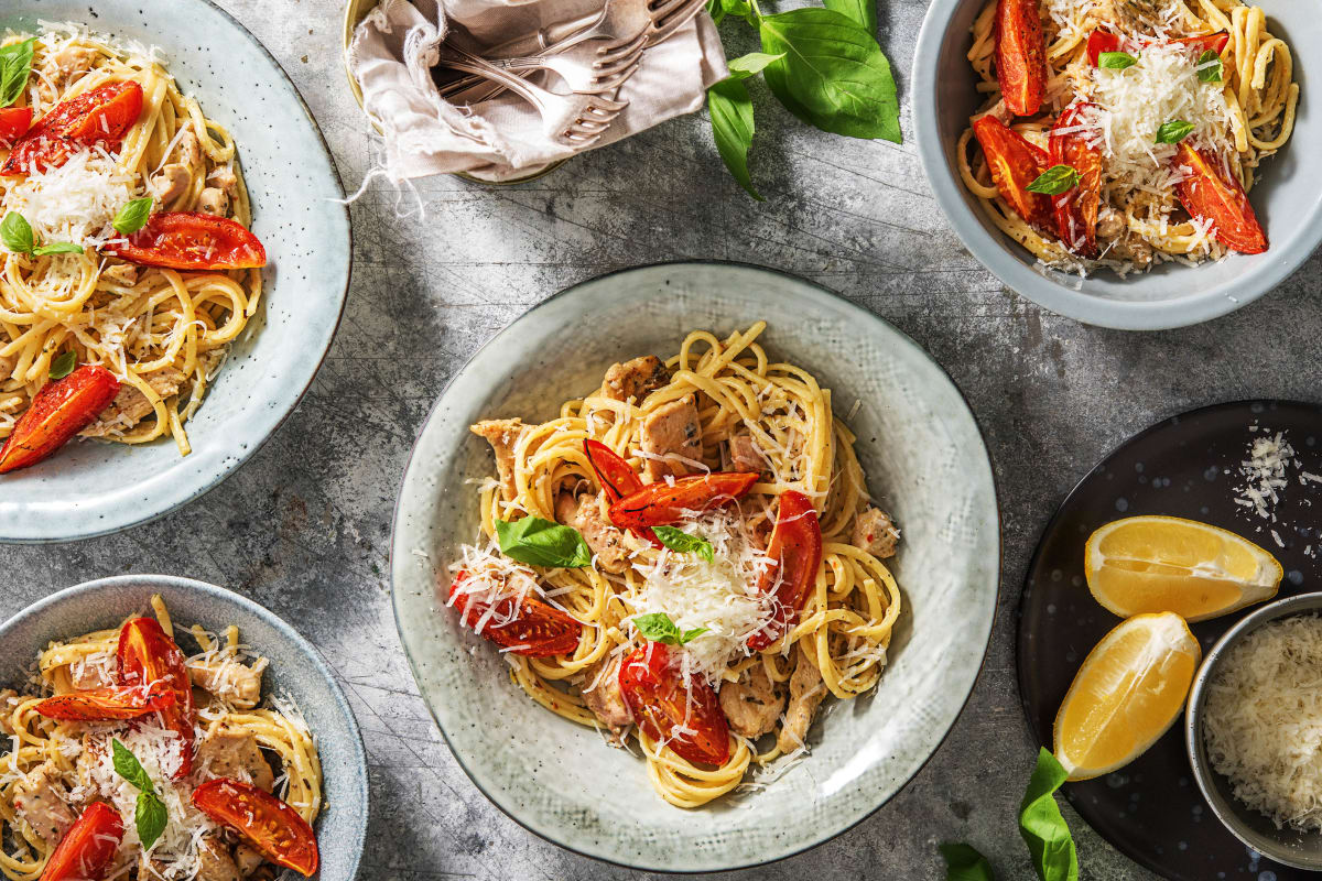 Tuscan Chicken Linguine