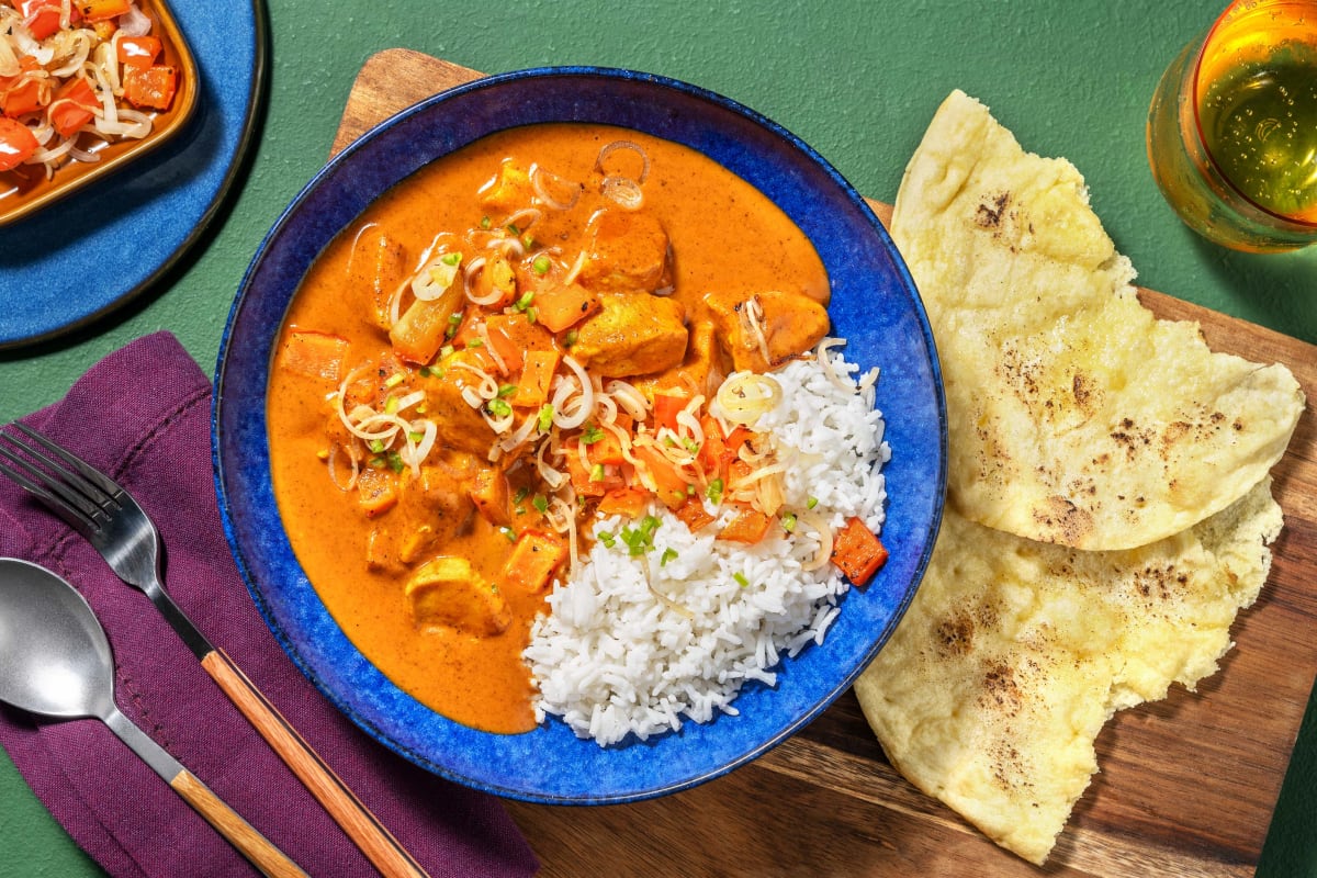 Ultimate Creamy Chicken Korma And Basmati Rice Recipe Hellofresh 2070