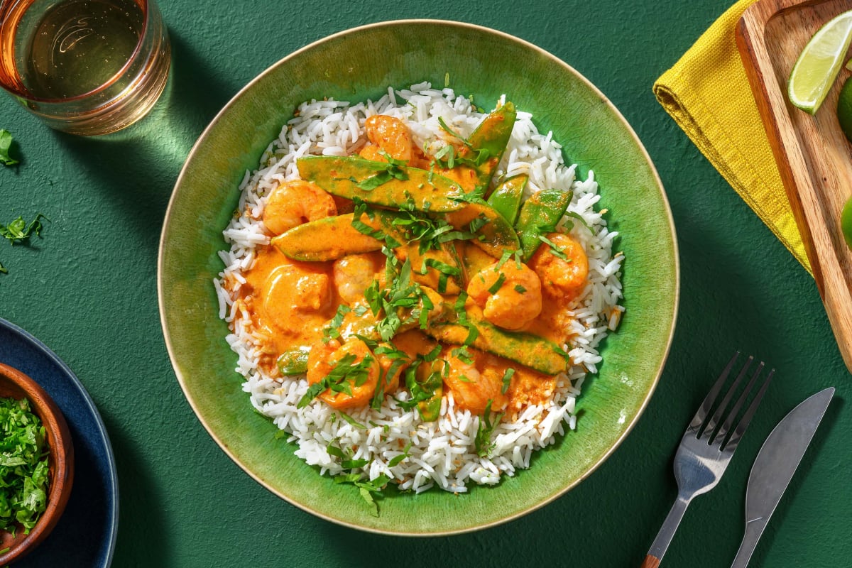 Ultimate Red Thai Style King Prawn Curry