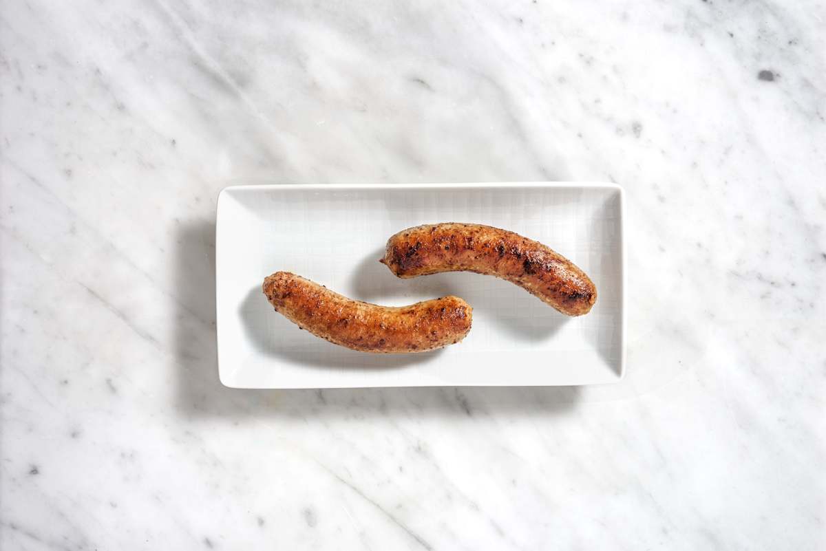 Saucisse de porc au curry en extra