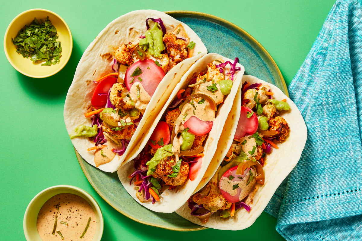 Vegan Baja Cauliflower Tacos