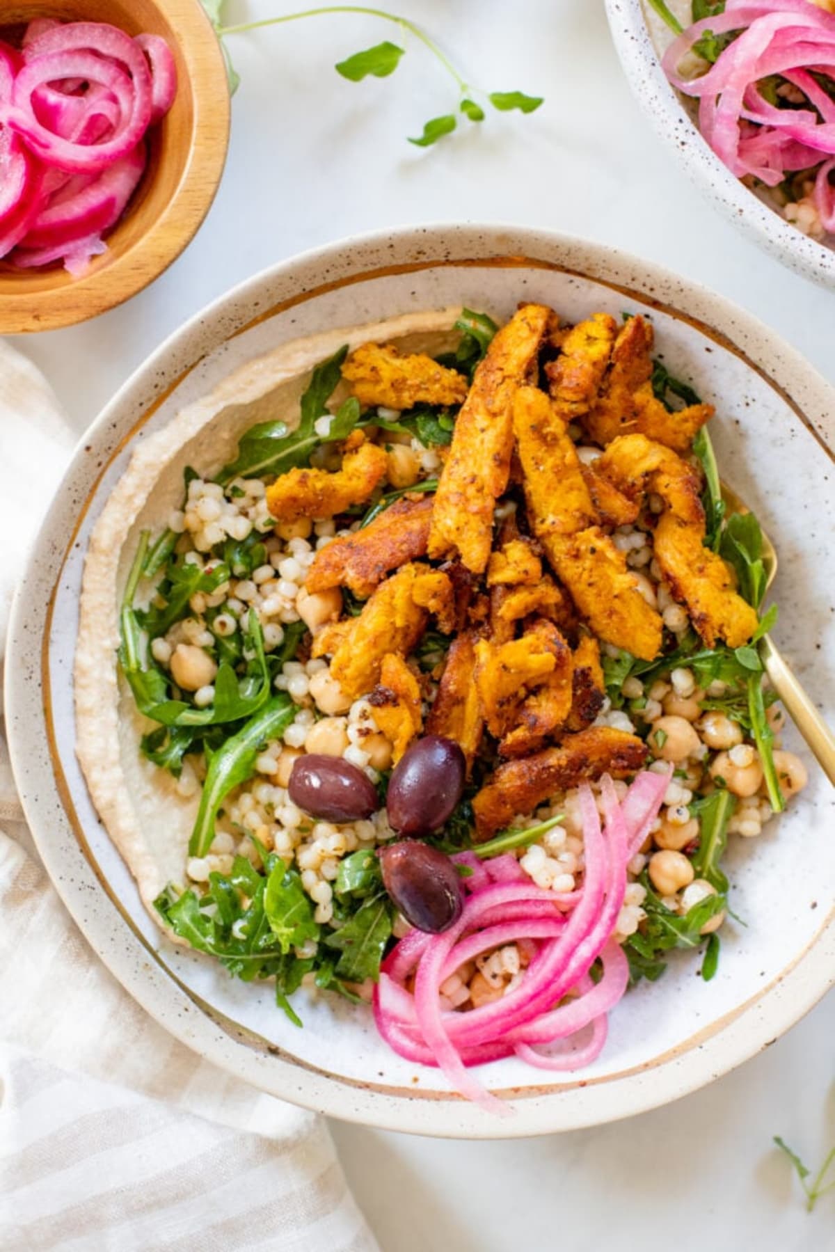 Shawarma Protein Shreds and Veggie Bowl