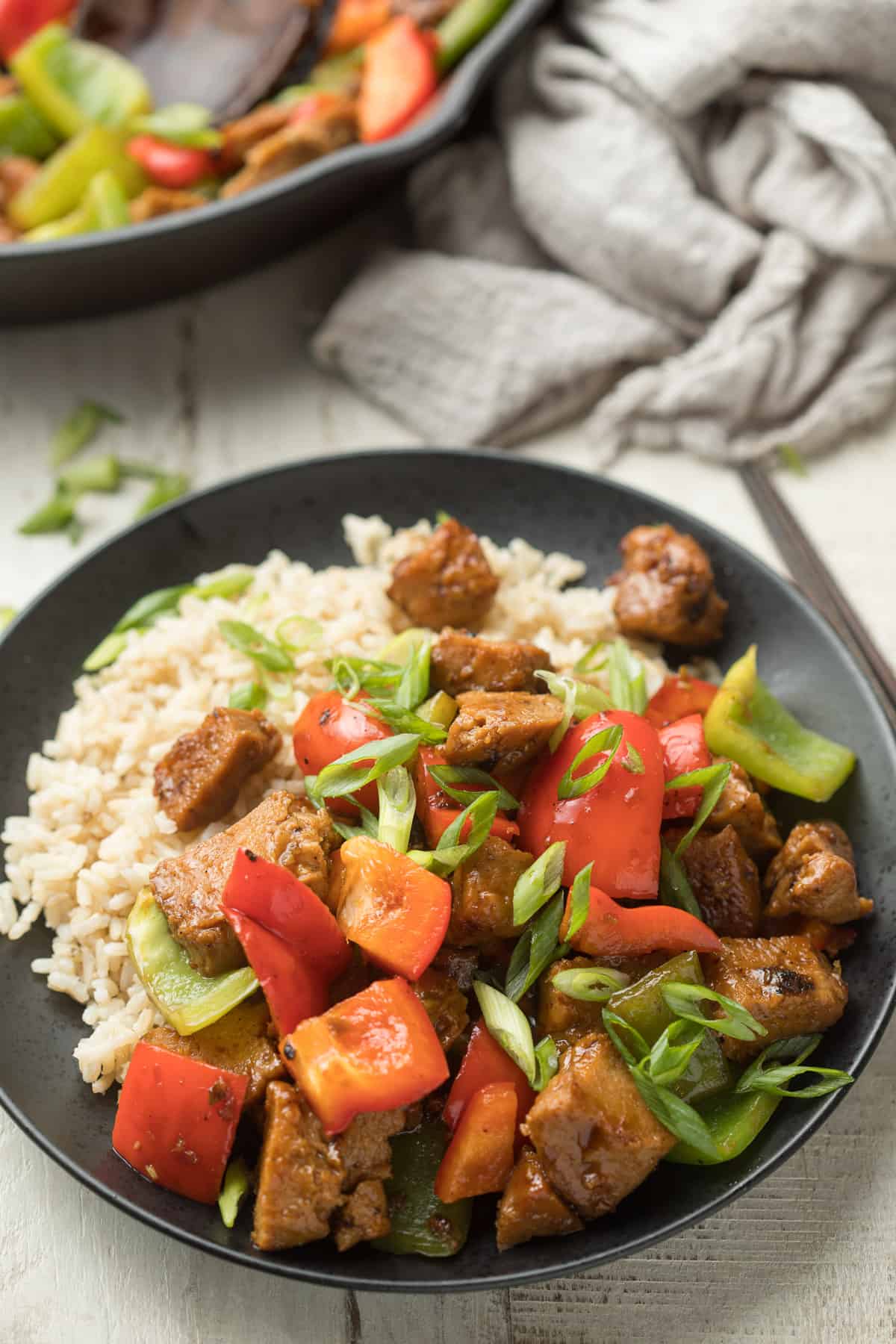 Veggie Protein and Pepper Bowls