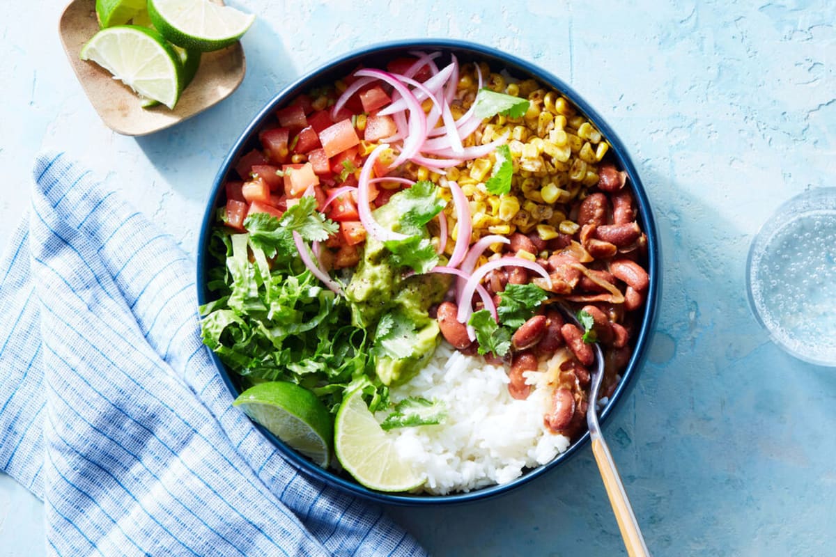 Carb Smart Veggie Burrito Bowls