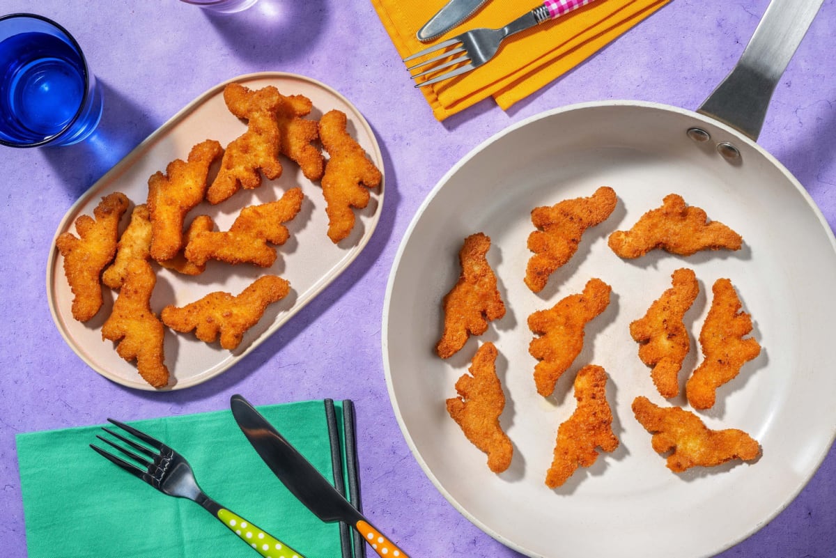 Vegane Dino Nuggets