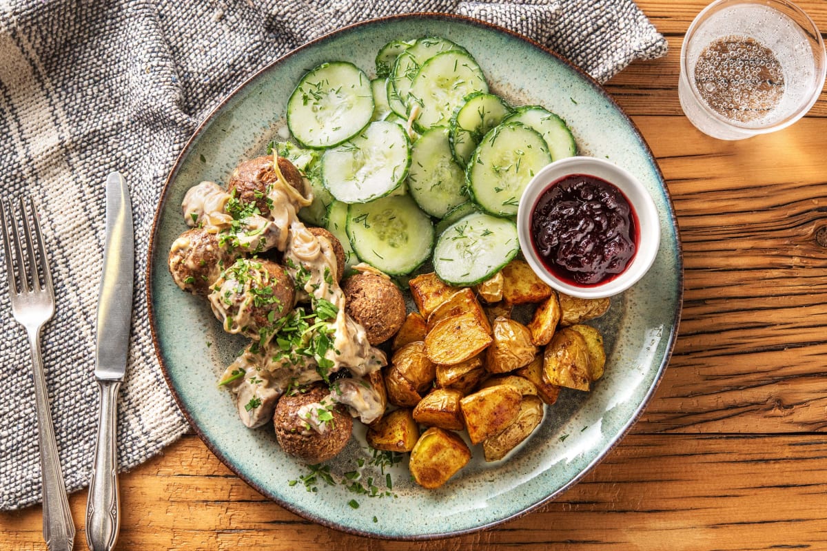 Vegetarische Köttbullar aus Linsen