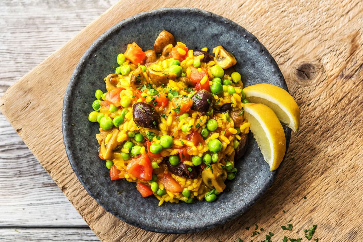 Vegetarische Paella Rezept Hellofresh