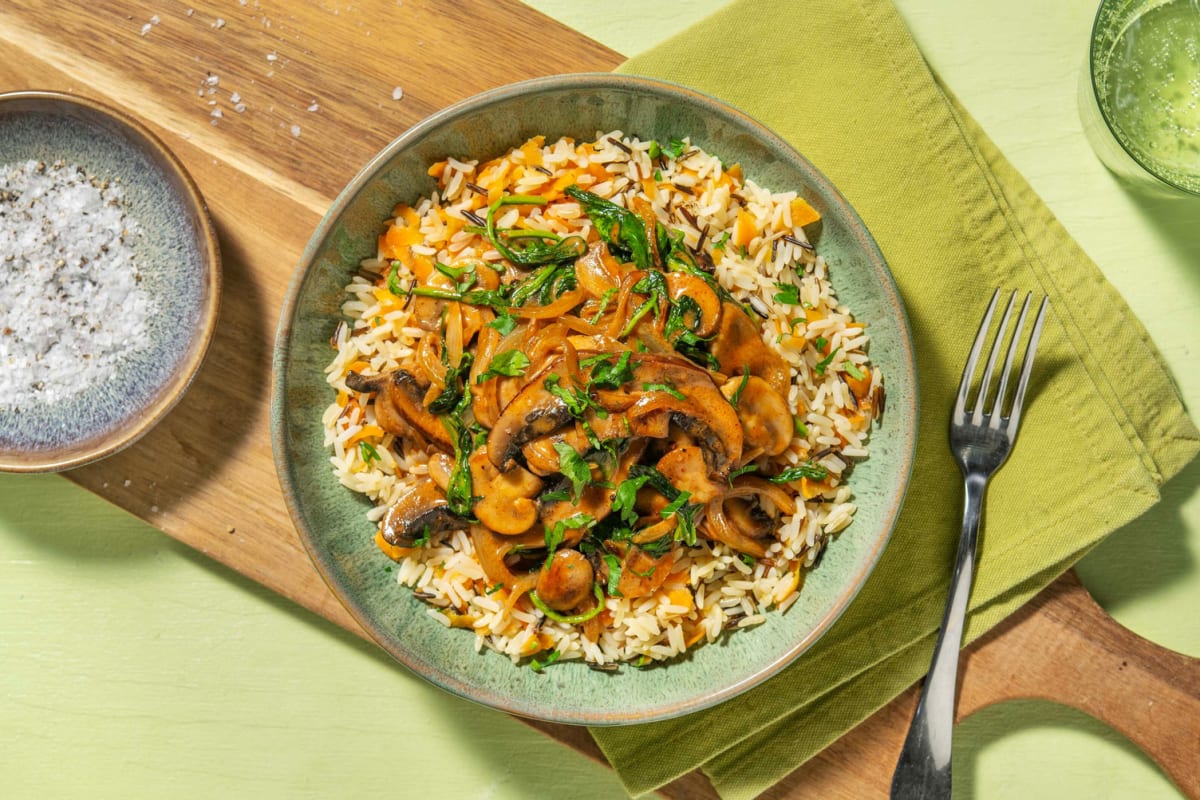 Veggie Stroganoff mit Portobello & Champignons