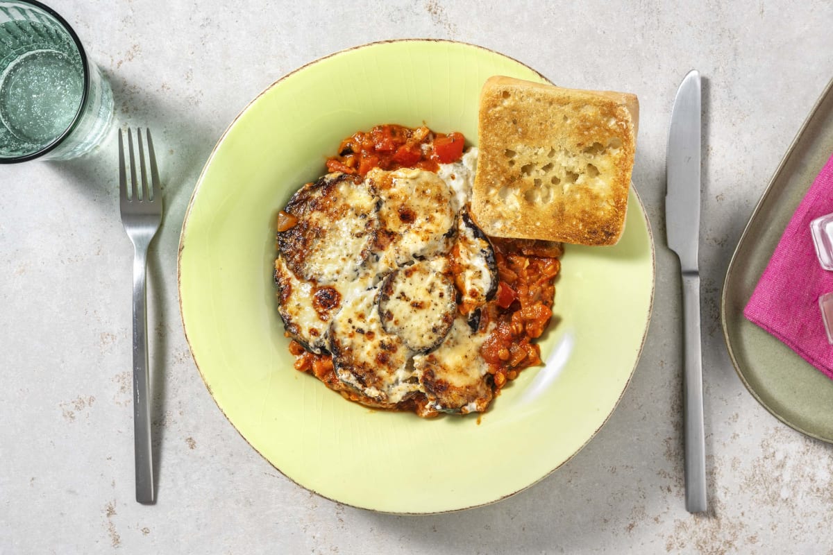 Veggie Moussaka with Beef Mince