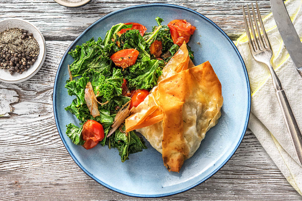 Veggie Phyllo Pyramids