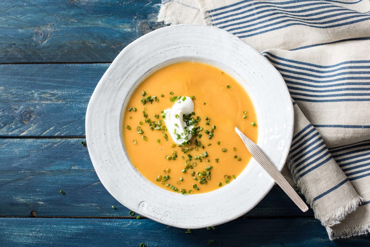 Veggie Roast Pumpkin Soup