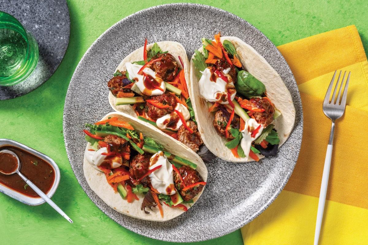 Vietnamese Pork Meatball Tacos Recipe | HelloFresh