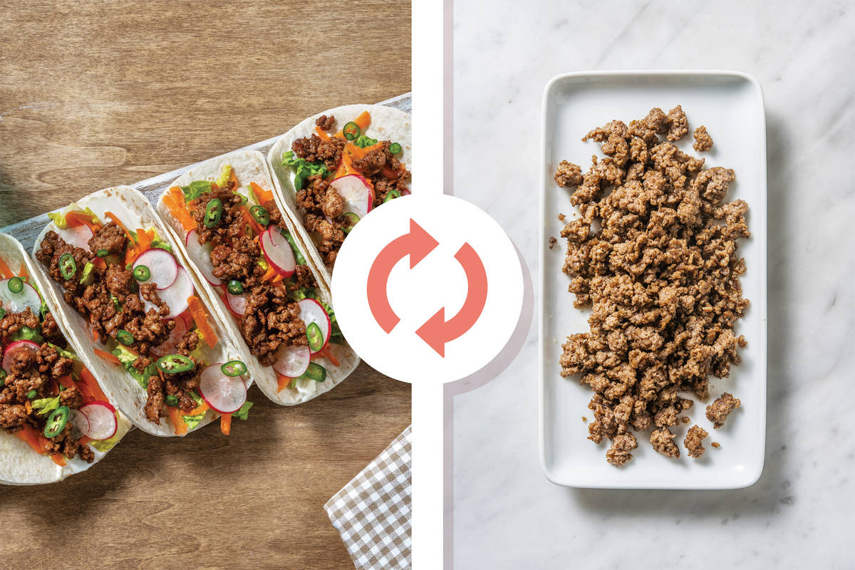 VietnameseStyle Beef & Radish Tacos Recipe HelloFresh