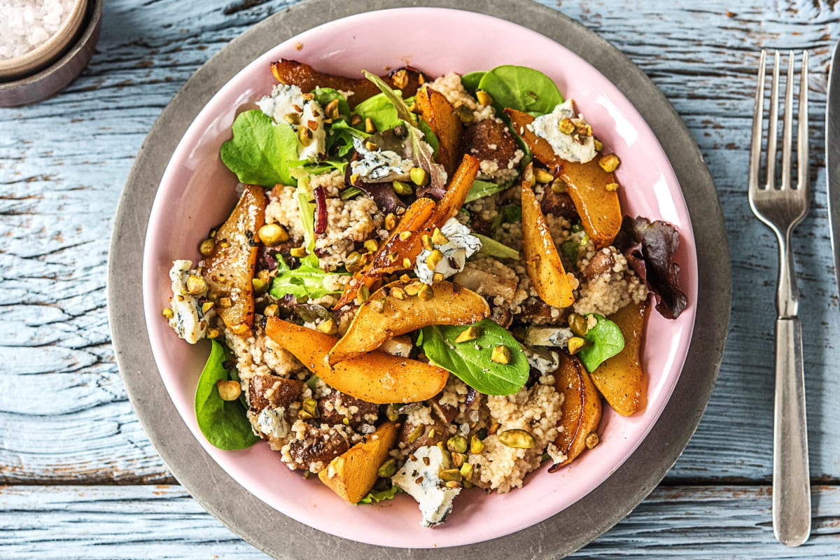 Couscous complet et fromage bleu