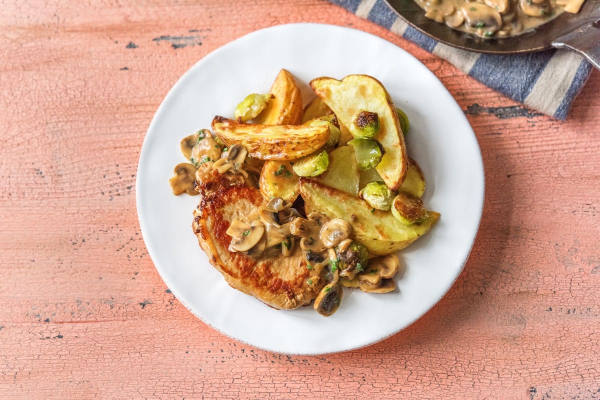 Creamy Mushroom Pork Chops