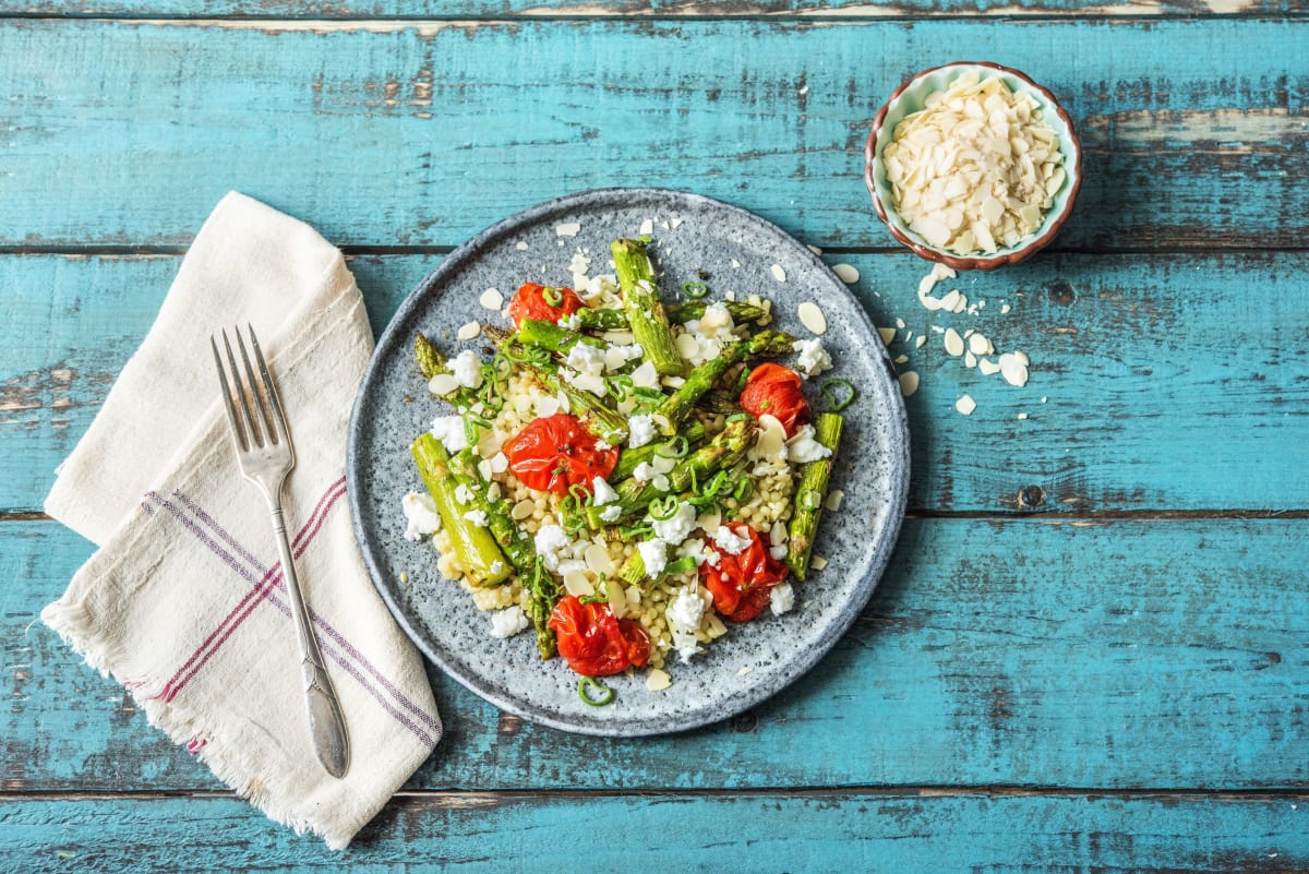 Mediterranean Tomato and Asparagus Bake