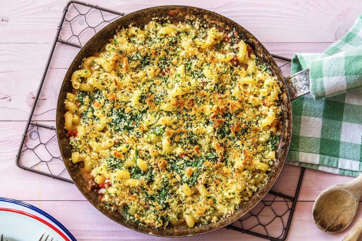 Cavatappi in a Tomato Cream Sauce