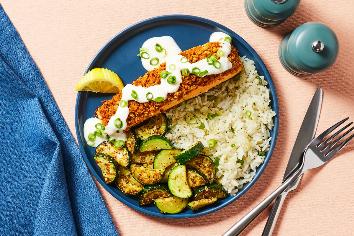 Walnut-Crusted Salmon