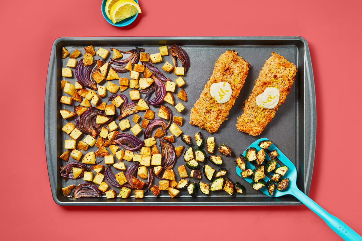 Sheet Pan Walnut-Crusted Salmon