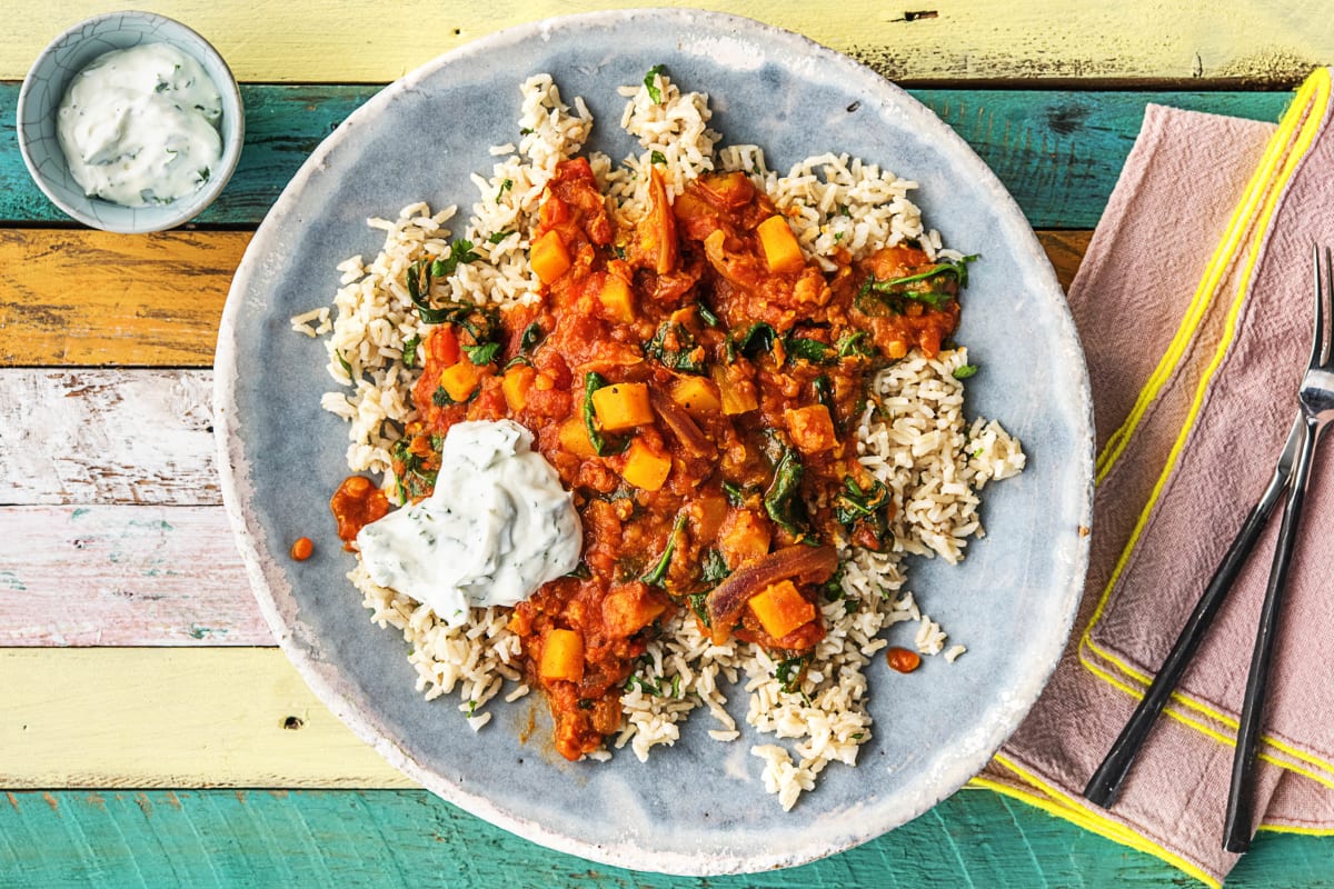 Warming Squash and Lentil Dal