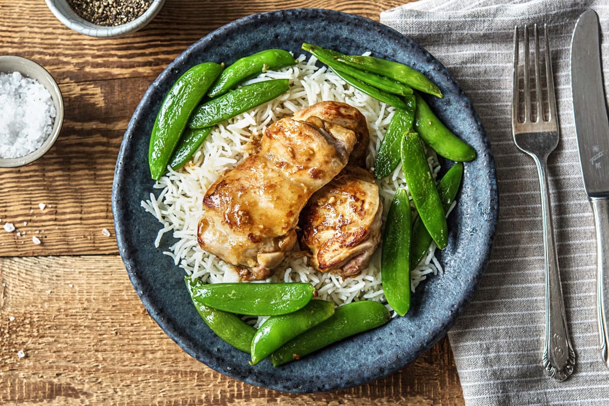 Warmly Spiced Chicken Thighs