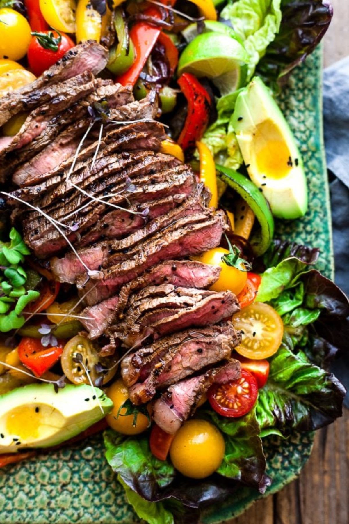 Carb Smart Fajita Beef Salad