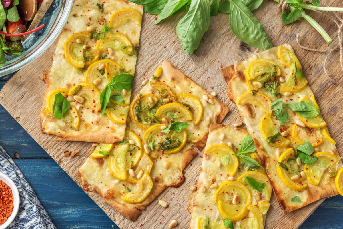 Yellow Squash Flatbreads