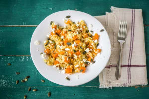 Butternut Squash and Sage Risotto with Feta and Pepitas image