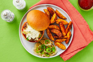 Smothered Pepper Jack Burgers image