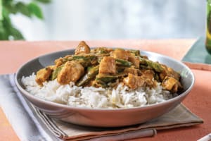 Thai Green Chicken Curry with Jasmine Rice image